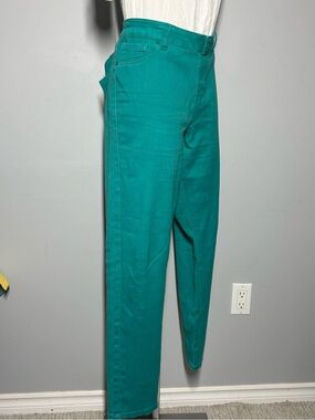 Women's Teal High-Rise Straight Leg Pants Size 16